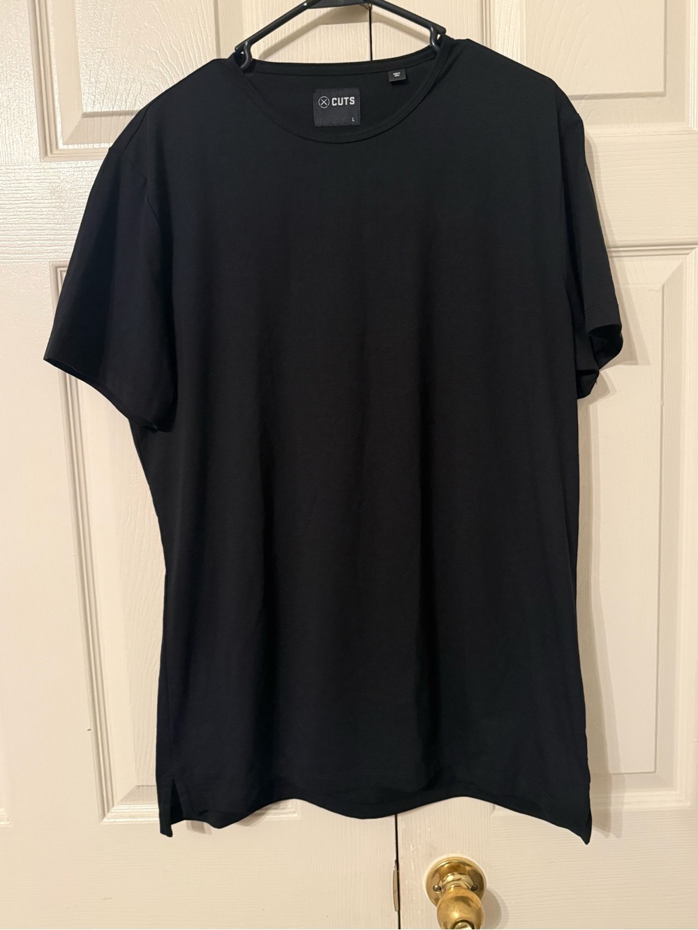 Cuts Clothing Black Short Sleeve Crew Tee